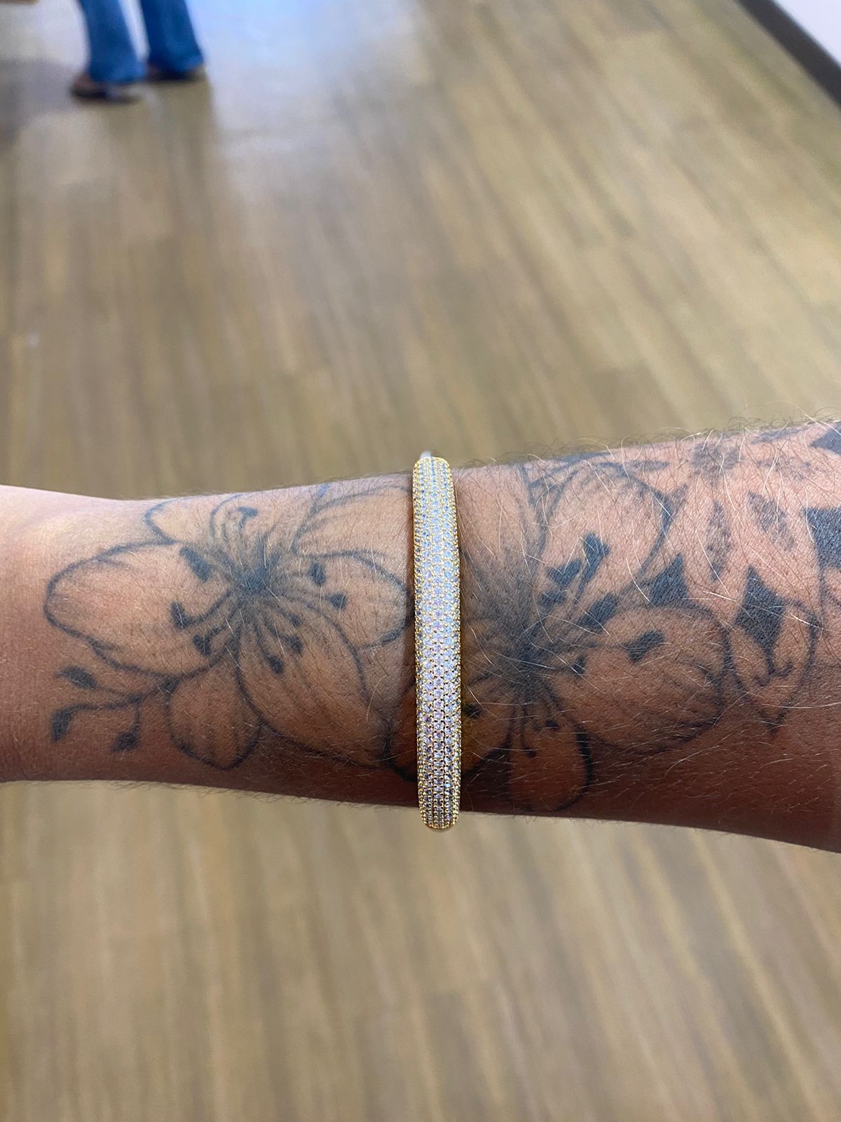Bracelete Cravejado com Zircônia