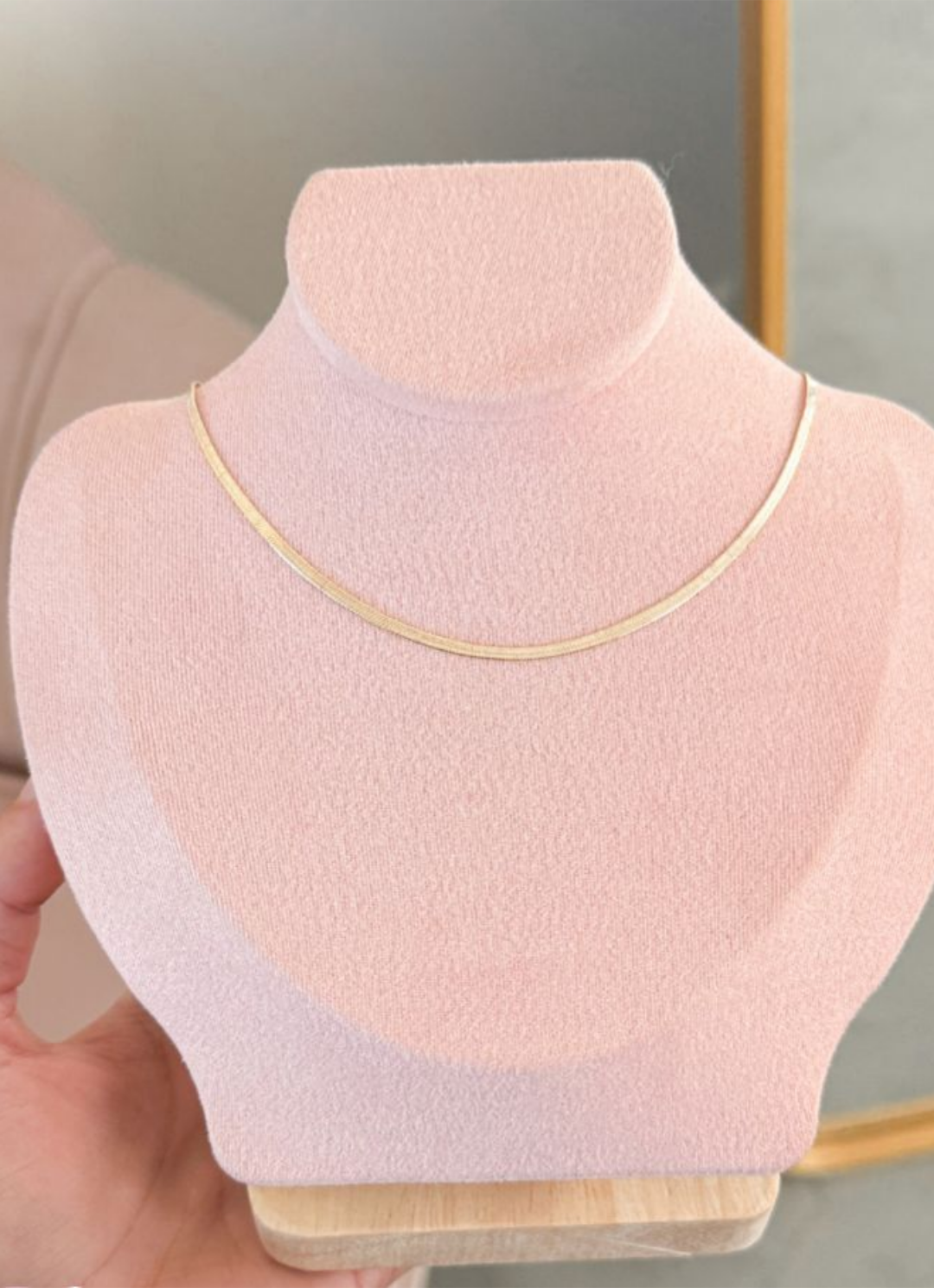 Choker Fita Laminada