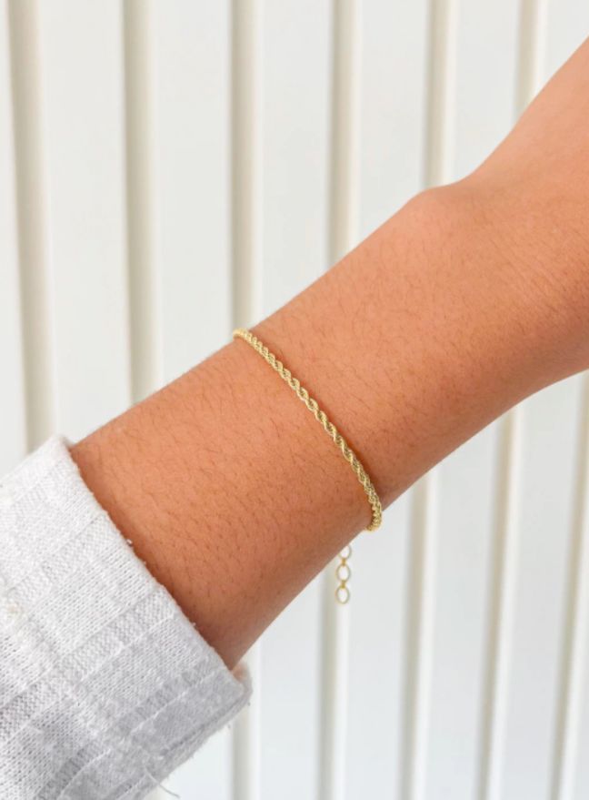 Pulseira Baiana Fina Dourado